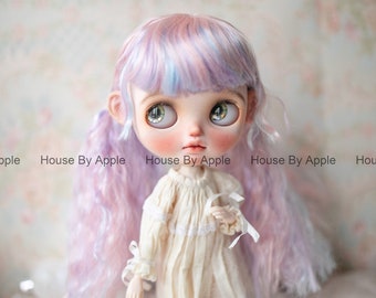 Blythe Doll Wig Dreamy Girl Hairstyle Imitation Mohair Wig Doll Wig 9-10 inch wig BJD Wig
