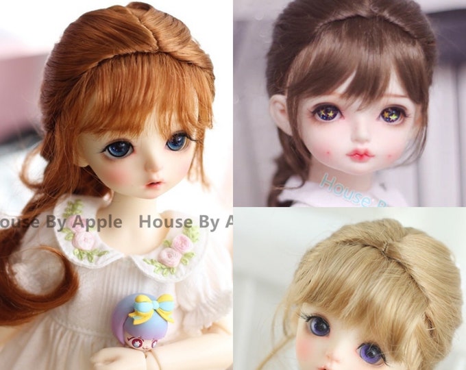 All Size Free Style Fur Doll Wig 19 Colors for BJD Pullip Blythe Dollfie SD  MSD Minifee Smartdoll and More Long Spike Easy Style -  Norway