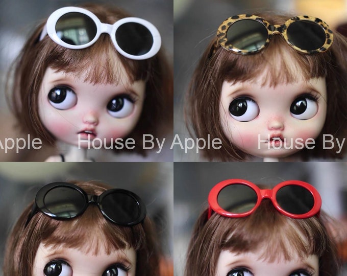 Summer Glasses Sunglasses Blythe Glasses Doll Miniature Cute Glasses Doll fashion for Blythe Doll Glasses