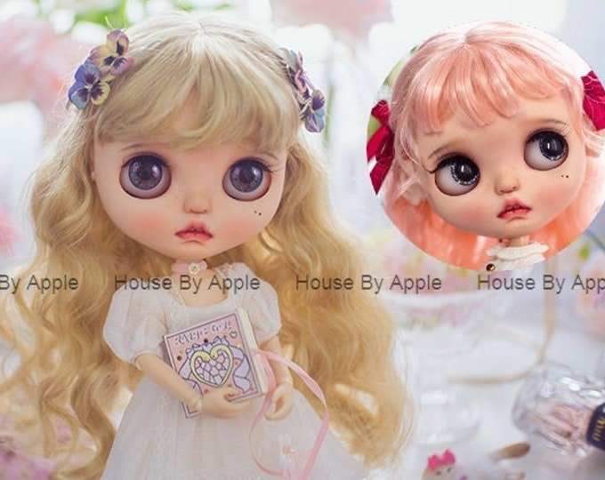 Blythe Wig Little Princess Imitation Mohair Wig Doll Wig 9-10inch Wig Pullip Wig lovely Style Doll Wig BJD Wig