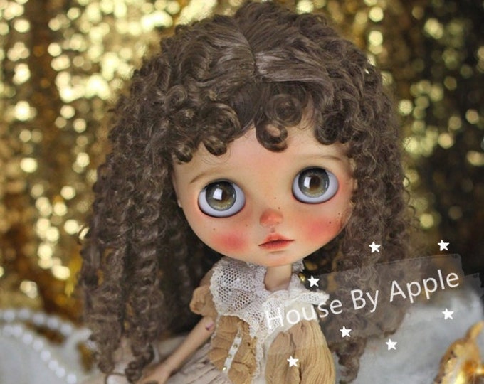 Blythe Doll Wig Imitation Mohair Wig Doll Wig 9-10 inch wig BJD Wig Qbaby Doll Wig