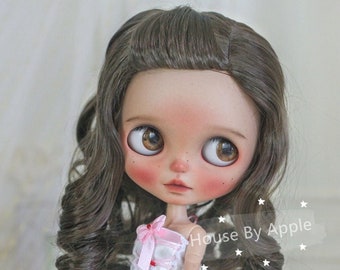 Blythe Doll Wig Imitation Mohair Wig Doll Wig 9-10 inch wig BJD Wig Qbaby Doll Wig