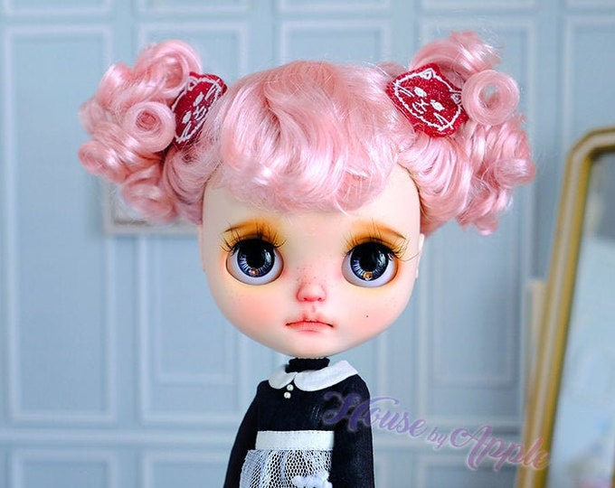 Blythe Doll Wig Little Girl Imitation Mohair Wig Doll Wig 9-10 inch Pullip Wig lovely Style