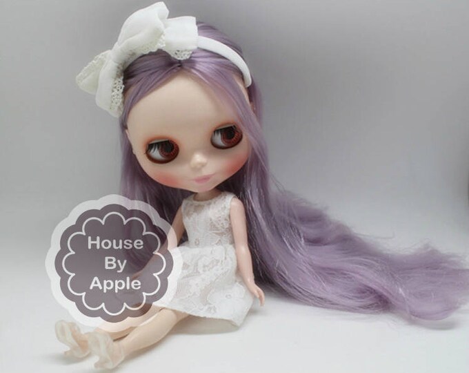 Beautiful Lovely Light Purple Hair Blythe Nude Doll /Blythe factory/blythe joint body/blythe full body