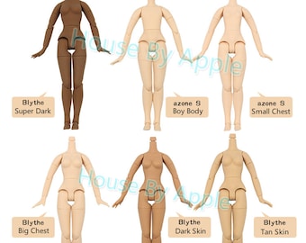 Blythe Body / Blythe Joint Body / body Joint Doll with hand set / 19 parts body Joint Doll Big Chest Doll