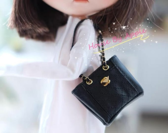 Fashion Doll Shoulder handbag Doll Handbag Handmade Doll Bag for Neo Blythe Holala 1/6 BJD Azone Doll Bag Outfit Custom Doll Accessories