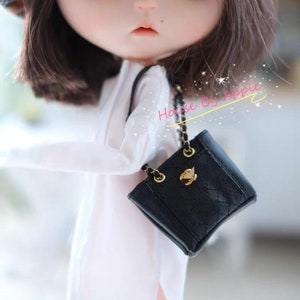 Bolso de hombro para muñeca de moda, bolso de muñeca hecho a mano para Neo Blythe Holala 1/6 BJD Azone, bolso para muñeca, atuendo, accesorios para muñecas personalizados.