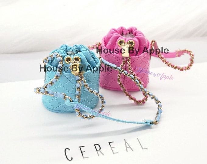 Fashion Doll Mini Bucket bag Doll Handbag Handmade Doll Bag for Neo Blythe Holala 1/6 BJD Azone Doll Bag Outfit Custom Doll Accessories