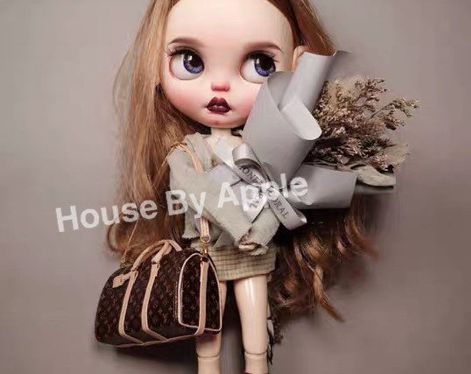 Fashion Doll shoulder Bag Doll Handbag Handmade Doll Bag for Neo Blythe Holala 1/6 BJD Azone Doll Bag Outfit Custom Doll Accessories
