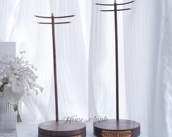 Black Walnut Rotate & Non-Rotate Neo Blythe/Blythe Stand//Blythe Doll Stand/Doll Stand/OB24 Doll Stand/OB22 Doll Stand for OOAK Doll