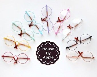 Classical style Blythe America Girl Glasses!Doll Miniature/Cute Glasses/Round Glasses/Doll fashion for Blythe 10 colours
