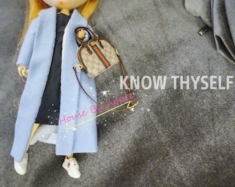 Fashion Doll shoulder Bag Doll Handbag Handmade Doll Bag for Neo Blythe Holala 1/6 BJD Azone Doll Bag Outfit Custom Doll Accessories