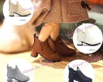 Lady Ankle boots high heel for Blythe/DAL/Pullip/Azone/momoko/Jerryberry/licca/OB24/OB 11/Middie Blythe/Molly/GSC/P9 Doll Shoes