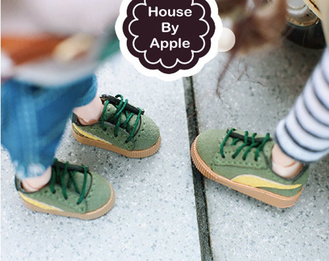 Doll Shoes Thick floor shoes for Blythe/DAL/Pullip/Azone/momoko/Jerryberry/Licca/Pukifee/Lati Yellow/Holala/OB11/MiddieBlythe