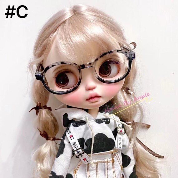 Round Tortoiseshell Plastic Frame Glasses Blythe Glasses Doll Miniature Cute Glasses Doll Fashion for Blythe Doll Glasses Etsy