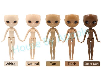 Blythe without scalp & Makeup Blythe Body/Blythe Joint Body/body Joint Doll with hand set/factory blythe/blythe nude doll/Custom Blythe