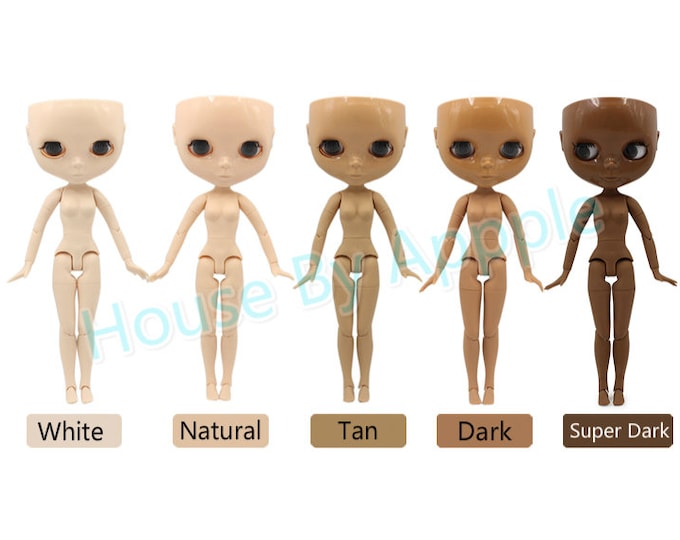 Blythe without scalp & Makeup Blythe Body/Blythe Joint Body/body Joint Doll with hand set/factory blythe/blythe nude doll/Custom Blythe