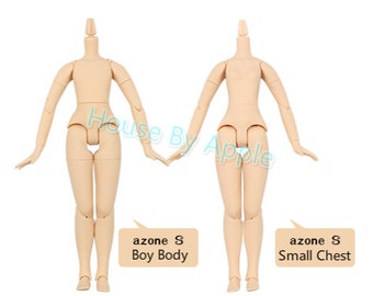 Blythe Boy Body/ Blythe Small Chest Body/ Blythe Body / Blythe Joint Body / body Joint Doll with hand set / 20 parts body Joint Doll