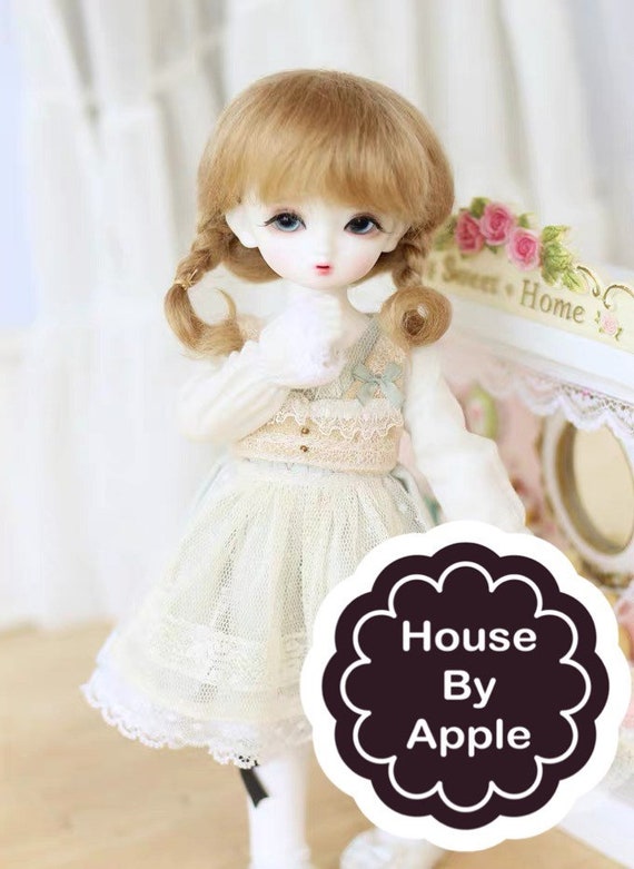 Poupée BJD 1/6 Fille – Perruque Blonde, Yeux Bleus, Robe Et Chaussures – SISON BENNE Neuve
