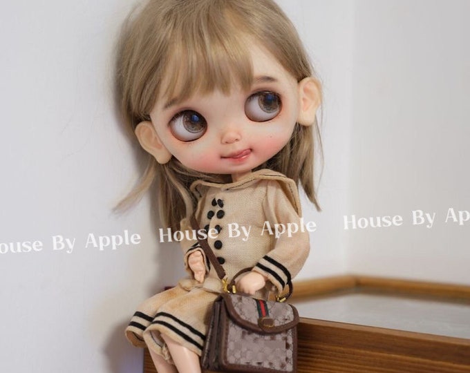 Fashion Doll shoulder Bag Doll Handbag Handmade Doll Bag for Neo Blythe Holala 1/6 BJD Azone Doll Bag Outfit Custom Doll Accessories