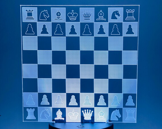 3D Board Chess Lamp