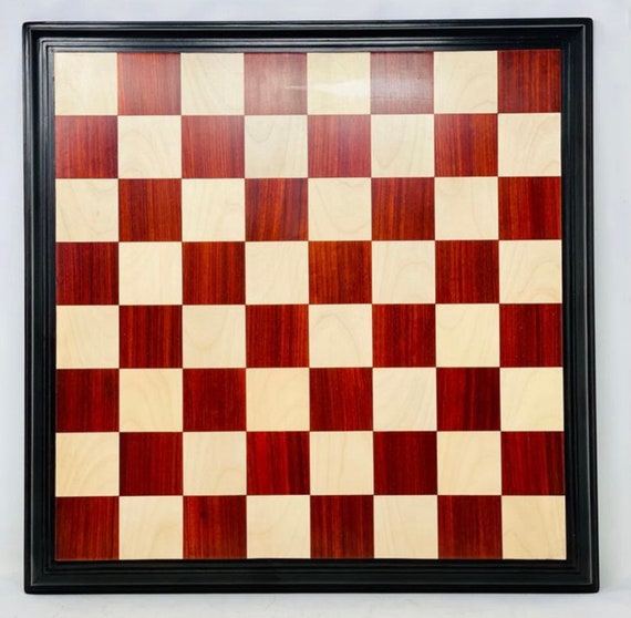 Gran Tablero Ajedrez de Lujo. Padauk