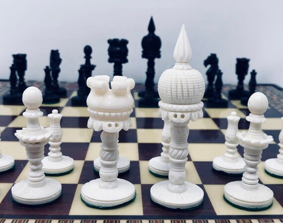 Bone Taj Mahal Chess