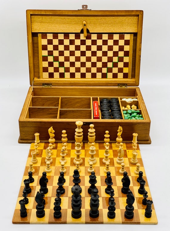 Old Chess Game Box
