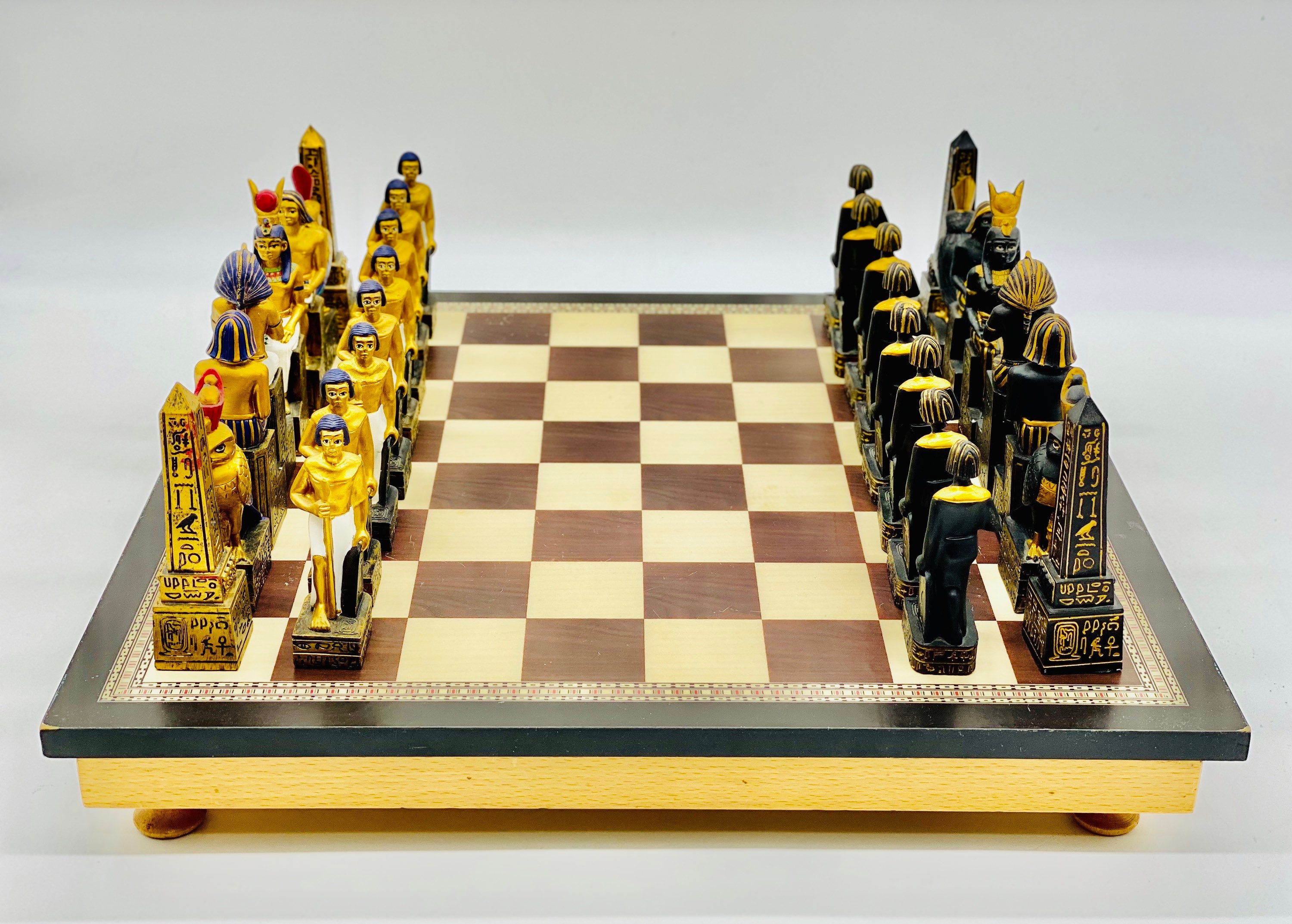 Egyptian Chess Pharaohs | Etsy