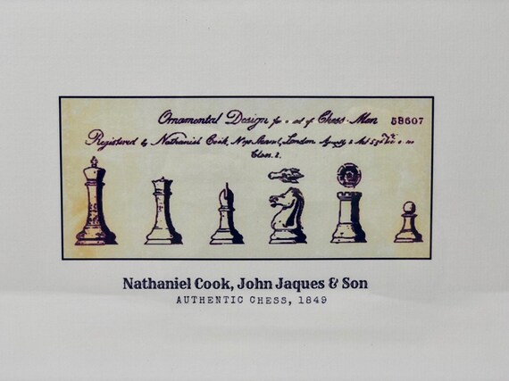 Authentic Chess: Nathaniel Cook, John Jaques & Son (2). Jaques Staunton