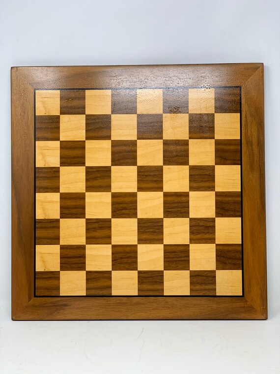 Walnut Walnut Vintage Chess Board