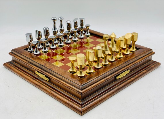Abstract Bronze Chess