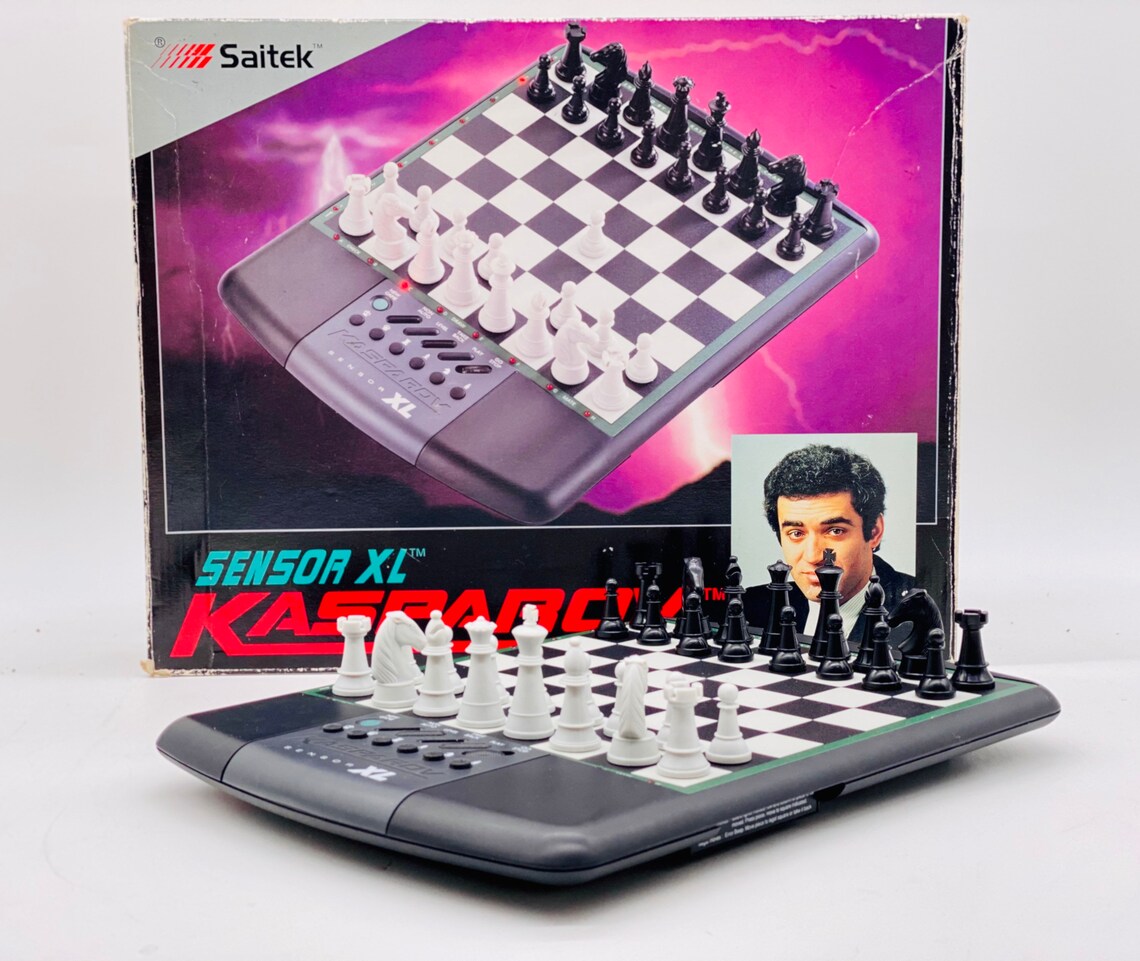 Electronic Chess Saitek Pocket Plus Kasparov Etsy UK
