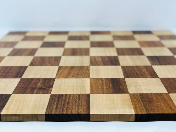 Luxury Double-Faced Hazel Chess Board
