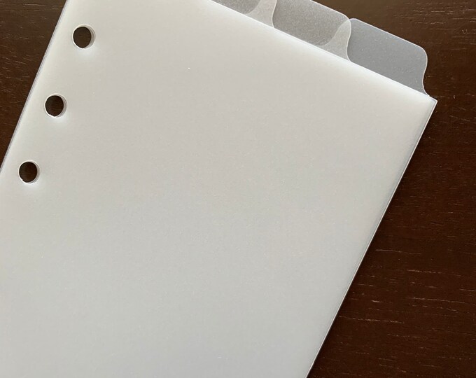 Top Tab Dividers overlapping Style Etsy