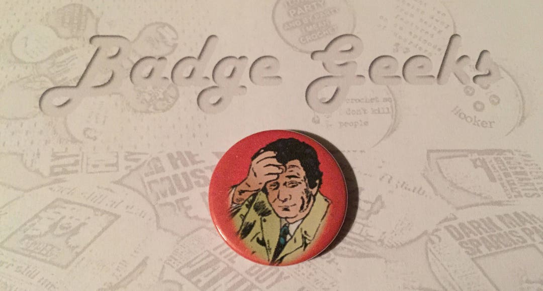 Lieutenant Columbo Pinback Button Badge Fridge Magnet - Etsy
