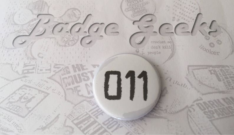 Stranger Things Fridge Magnet Novelty Gift Eleven Pinback Button Badge Yarn Subscription 125mm