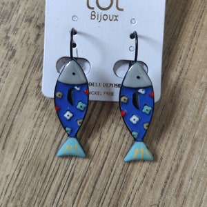 LOL Jewelry earrings marine / fish theme...