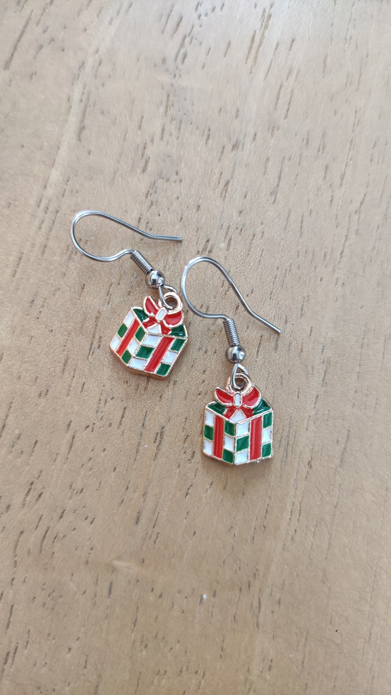 Boucles D'Oreilles Bottes De Noël - Neuf Sans Emballage - Idée Cadeau Fête