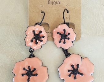 LOL Jewelry pink poppy earrings