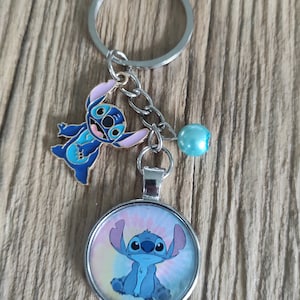 Stitch character keychain