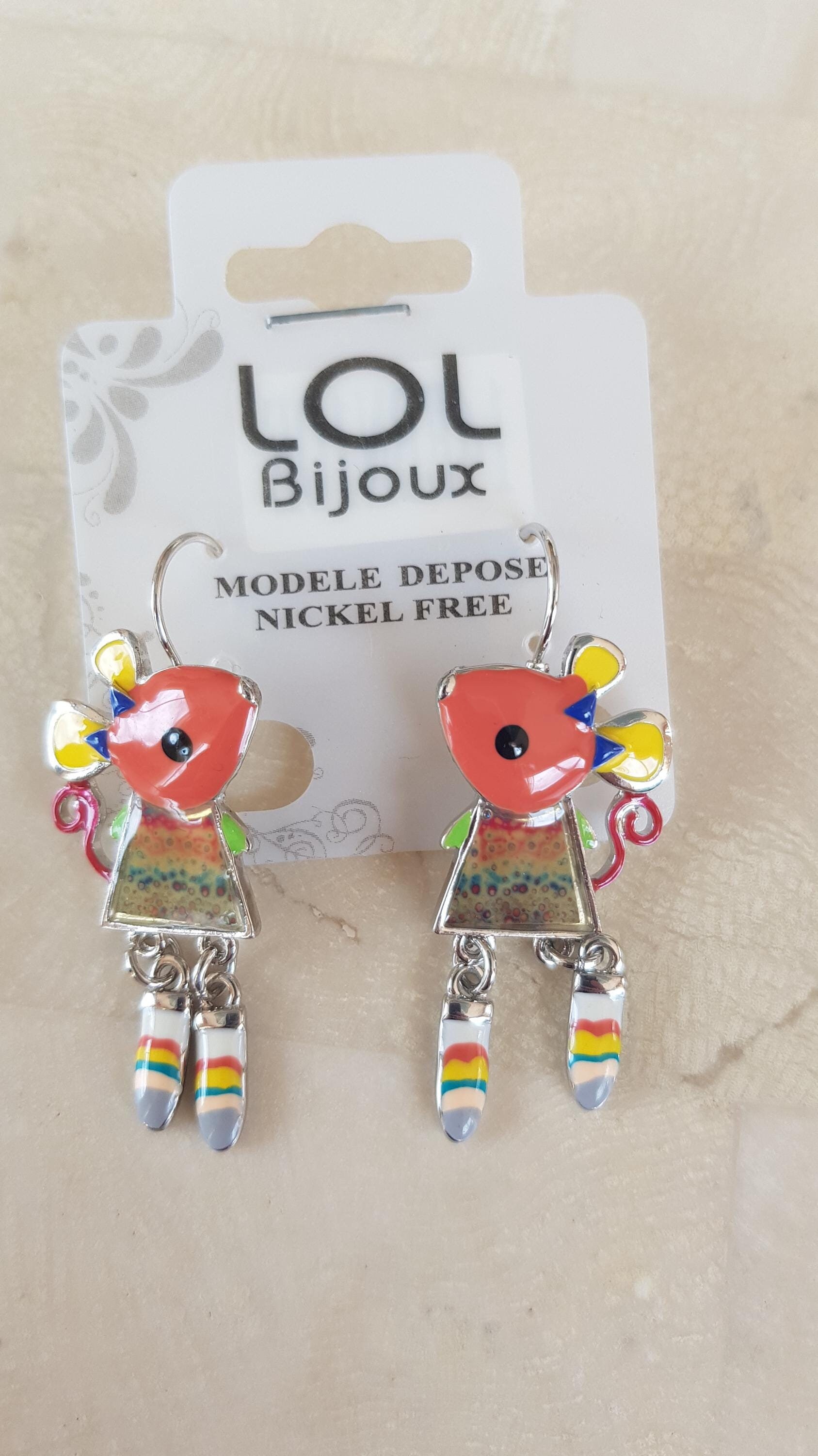 Orecchini cuori grigi - Gioielli - Orecchini - di Gli orecchini di