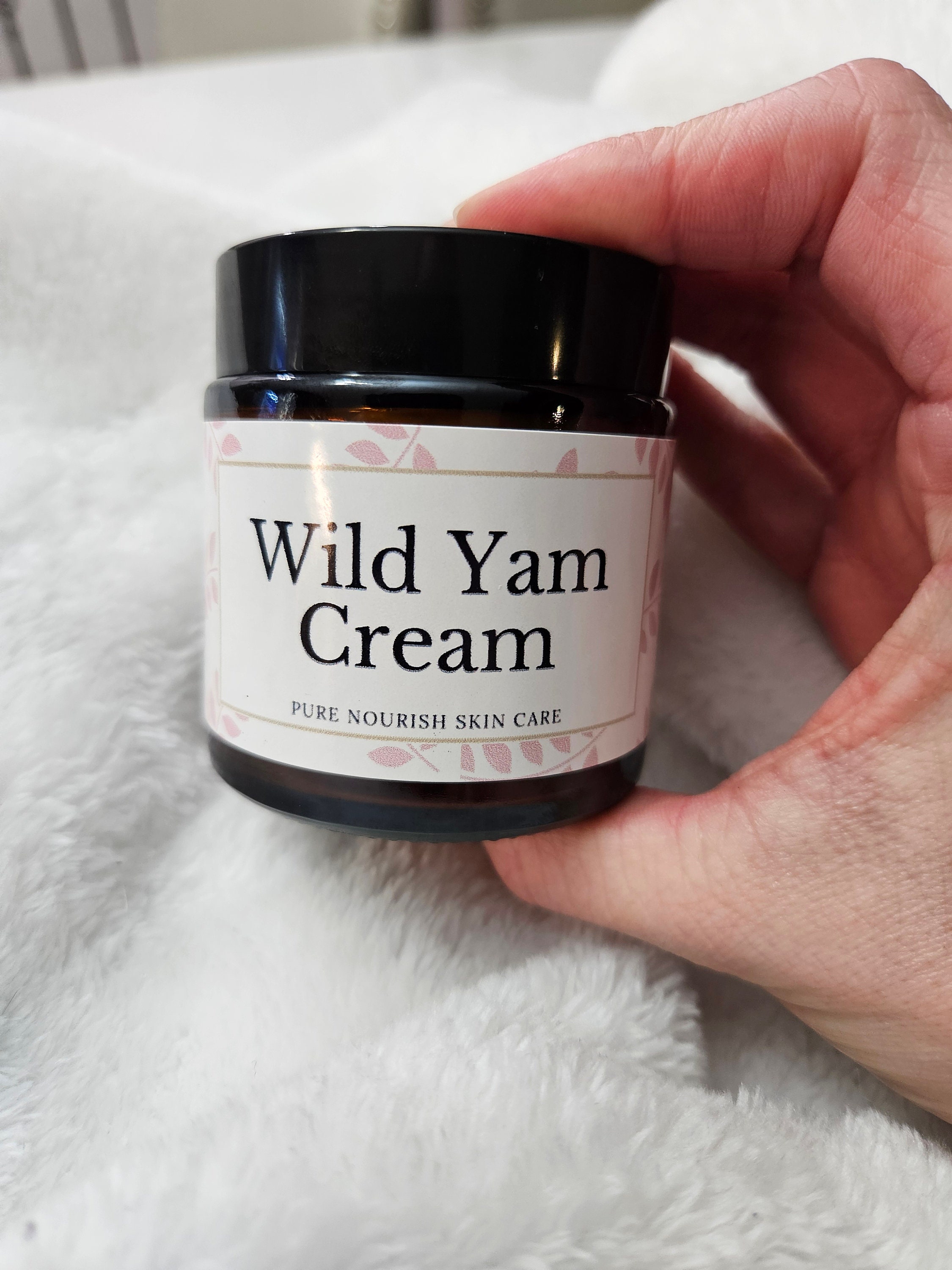 Enriched Wild Yam Cream/balance Hormones Naturally/menopausal Symptoms