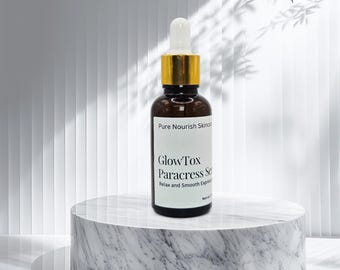 Paracress Face Oil | Spilanthes infused oil |Hand Infused Botanical Firming Serum | Natural Anti-Aging Oil | Jojoba Oil |1 oz