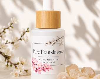 Frankincense Resin Infused Facial Oil: Organic Black Seed, Rosehip and Castor Oil | Vegan Skin Care | Natural Skin Care