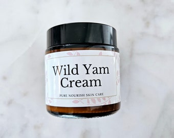 Enriched Wild Yam Cream/Balance Hormones Naturally/Menopausal Symptoms Relief/Mood Swings/PMS/Herbal Remedies