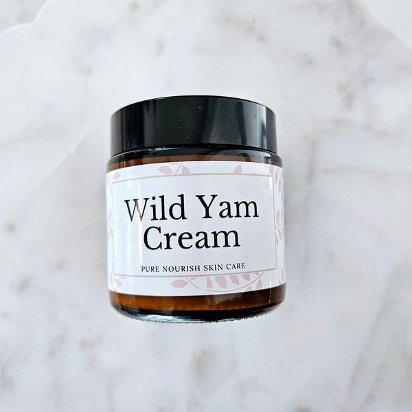 Enriched Wild Yam Cream/Balance Hormones Naturally/Menopausal Symptoms Relief/Mood Swings/PMS/Herbal Remedies