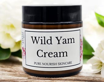 Organic Wild Yam Cream| Natural Herbal Moisturizer | Botanical Cream | Natural self-care balm