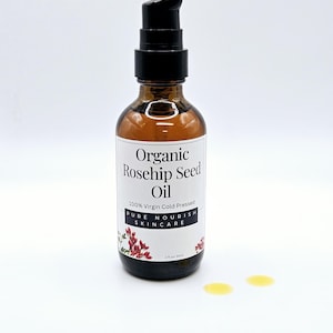 Organic Rosehip Seed Facial Oil: Cold-Pressed, Natural Glow Booster