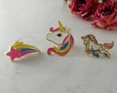 Rainbow Unicorn Pins